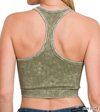 Load image into Gallery viewer, Haley Racerback Tank - Zenana Ribbed High Neck Top