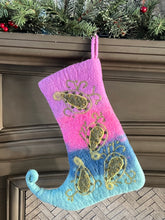 Load image into Gallery viewer, Felt Paisley Stocking
