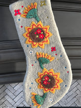 Load image into Gallery viewer, Felt Sunflower Stocking

