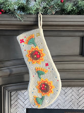 Load image into Gallery viewer, Felt Sunflower Stocking
