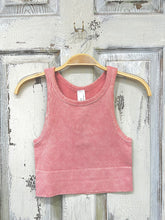 Load image into Gallery viewer, NikiBiki Chevron Ribbed High Neckline Top (Washed) NS8017
