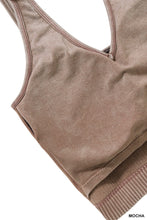 Load image into Gallery viewer, Reign Built-In Bra Tank - Zenana Ribbed Cropped Top
