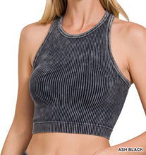 Load image into Gallery viewer, Haley Racerback Tank - Zenana Ribbed High Neck Top

