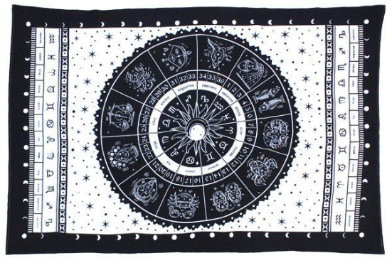 Starry Zodiac Tapestry