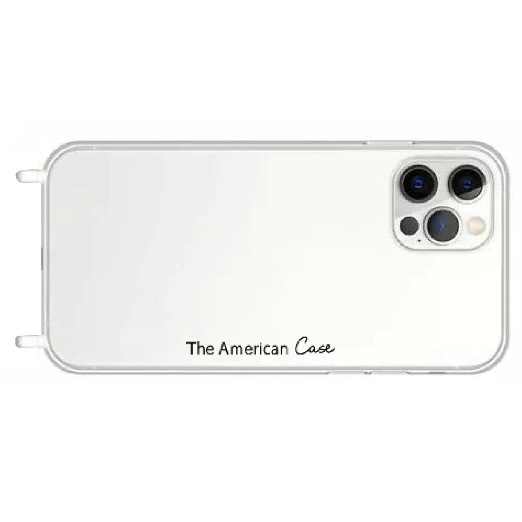 Phone Case Transparent Silicone Shockproof With Loops For Straps