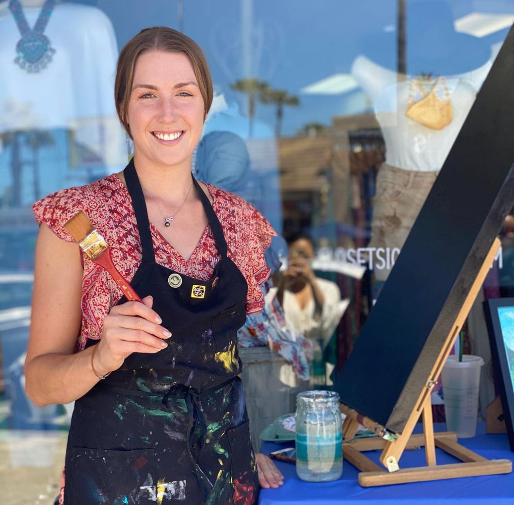 Thurs. 6/29/23 at 6 pm-8 pm: Going Into The Unknown: Have Ease Around Painting with Taylor Booth and Sound Bath by J. Han