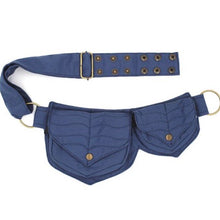 Load image into Gallery viewer, Cotton Two Leaf Pocket Waist Belt
